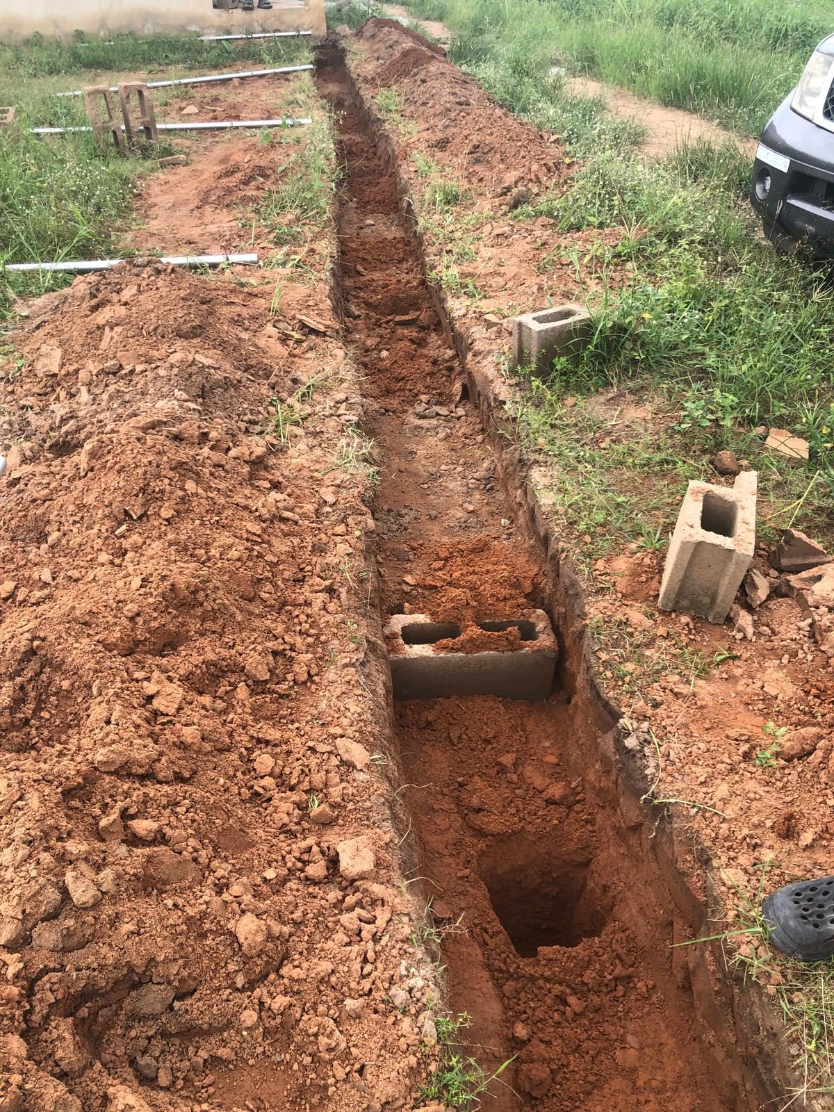 Excell Africa Farms fence construction