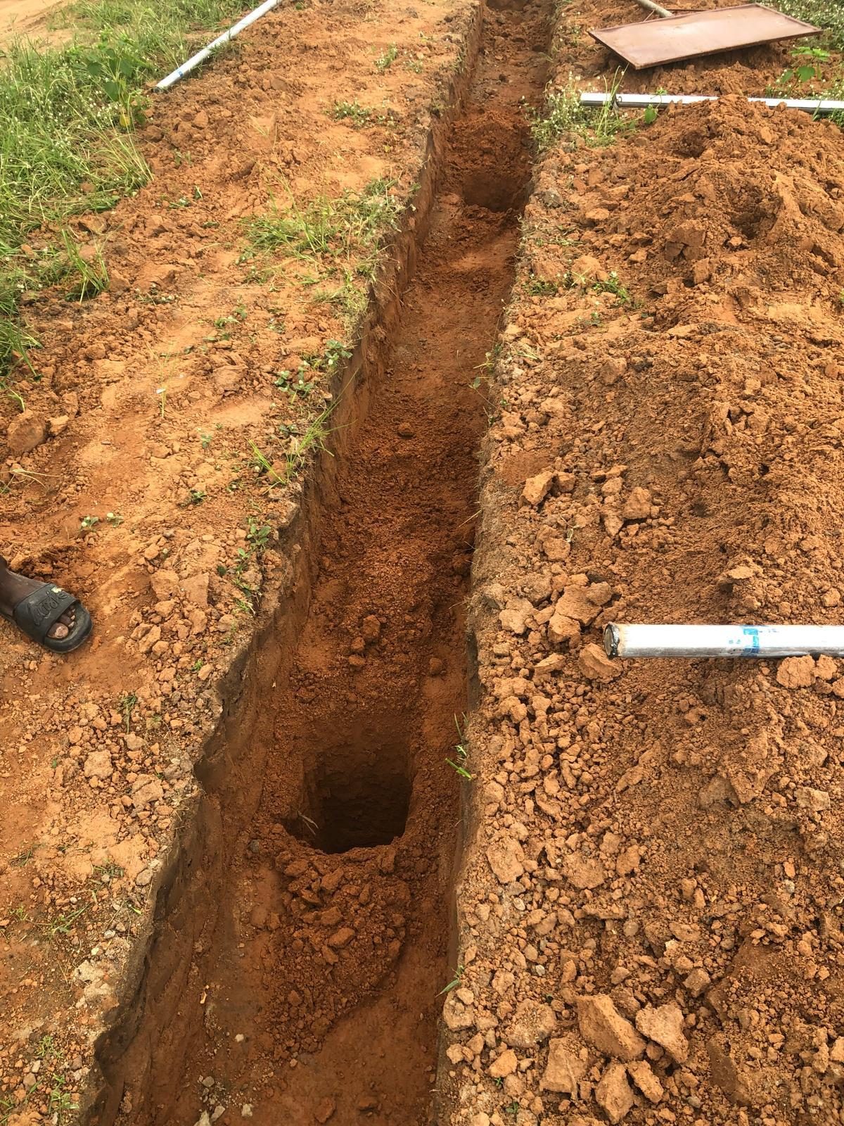 Excell Africa Farms fence construction