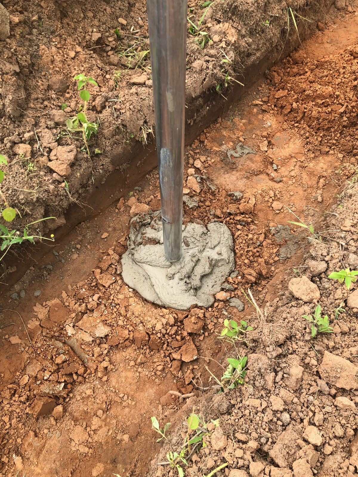 Excell Africa Farms fence construction