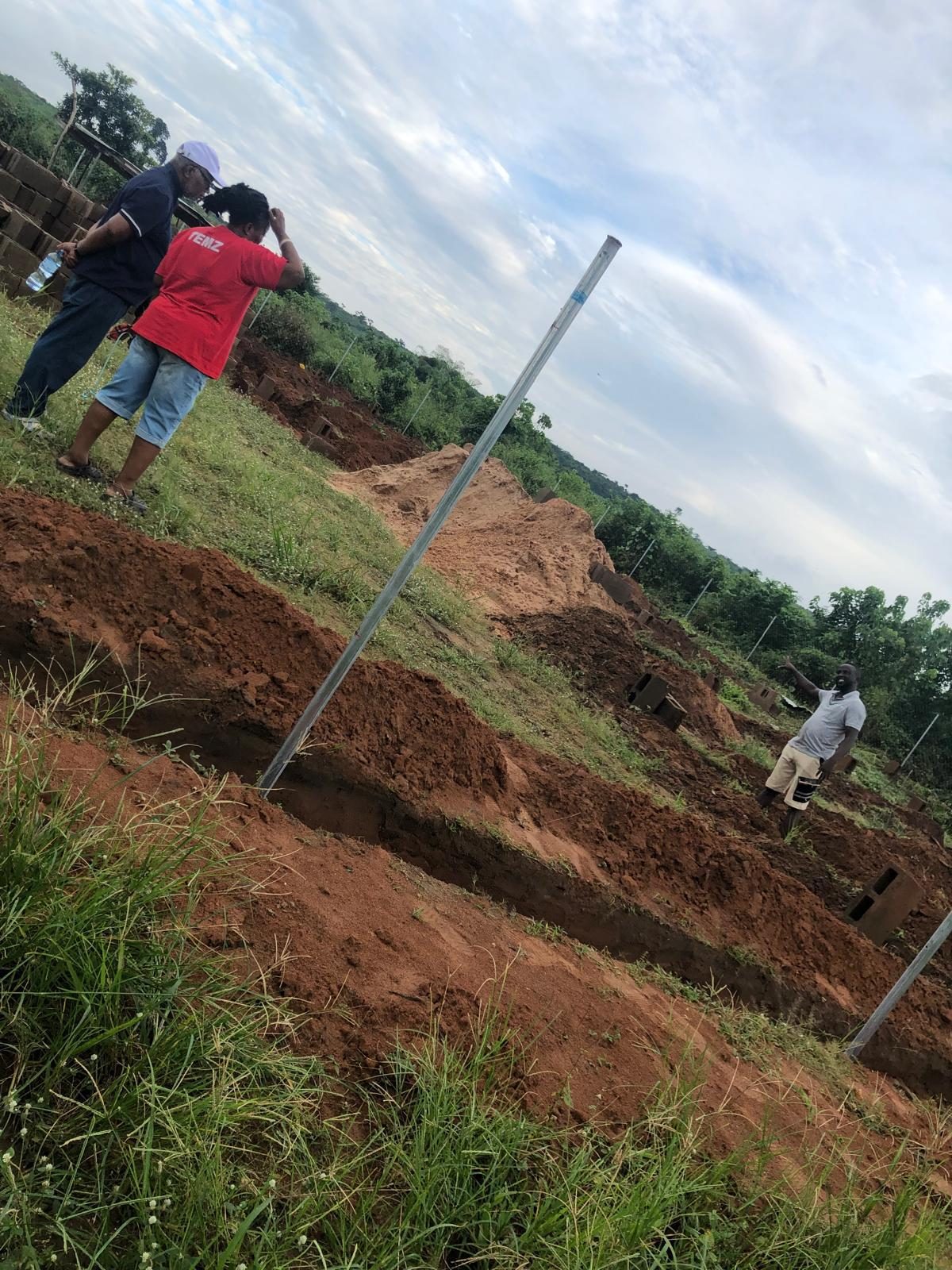 Excell Africa Farms fence construction