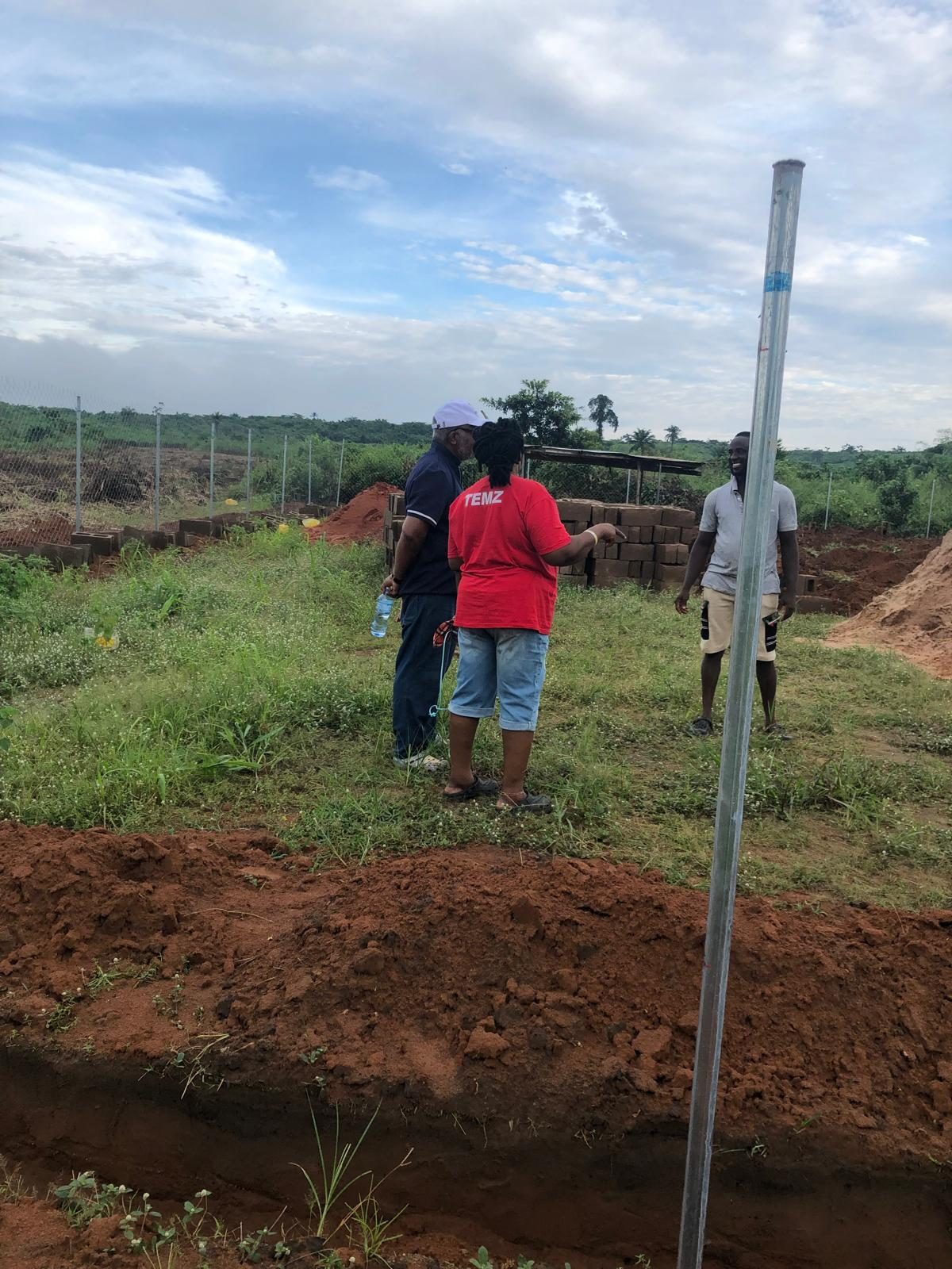 Excell Africa Farms fence construction